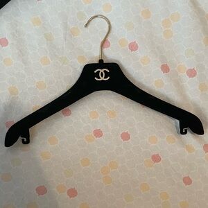 CHANEL Classic Black Hanger with Logo